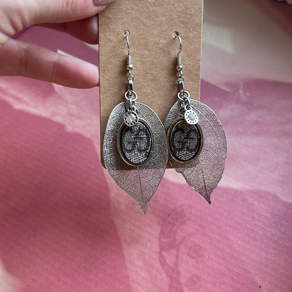 New up cycled GG earrings bought from a boutique in Texas.
